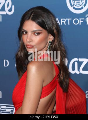 Emily Ratajkowski kommt zur jährlichen Black Tie Artistic Experience 'HEAVEN' von Art of Elysium 12., die am 5. Januar 2019 in Los Angeles an einem privaten Veranstaltungsort stattfand Stockfoto