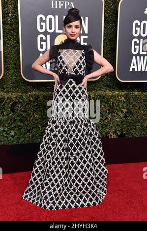 Sofia Carson bei den jährlichen Golden Globe Awards 76., die am 6. Januar 2019 im Beverly Hilton Hotel in Beverly Hills, CA, verliehen wurden. Stockfoto