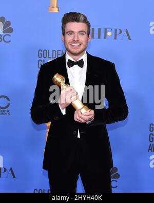 Richard Madden bei den jährlichen Golden Globe Awards 76., die am 6. Januar 2019 im Beverly Hilton Hotel in Beverly Hills, CA, verliehen wurden. Stockfoto