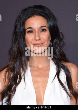 Emmanuelle Chriqui beim jährlichen InStyle 20. und Warner Bros. Golden Globe nach einer Party im Beverly Hilton Hotel am 6. Januar 2019 in Beverly Hills, CA. Stockfoto