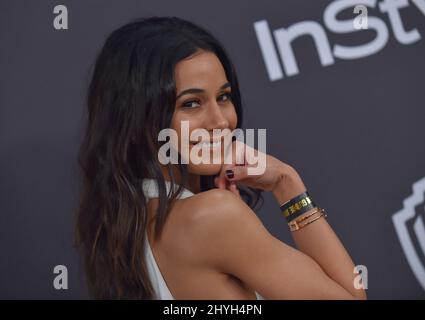Emmanuelle Chriqui beim jährlichen InStyle 20. und Warner Bros. Golden Globe nach einer Party im Beverly Hilton Hotel am 6. Januar 2019 in Beverly Hills, CA. Stockfoto