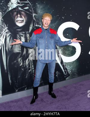 Shaun Ross nahm an der New Yorker Premiere von „Glass“ Teil, die am 15. Januar 2019 im SVA Theatre in New York City, NY, stattfand Stockfoto