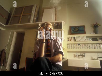 David Hockney in seinem Studio in London 1978 Stockfoto