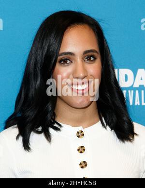 Simone Johnson bei der Sondervorführung von „Fighting With My Family“ während des Sundance Film Festivals 2019, das am 28. Januar 2019 im Eccles Theatre in Park City stattfand. Stockfoto