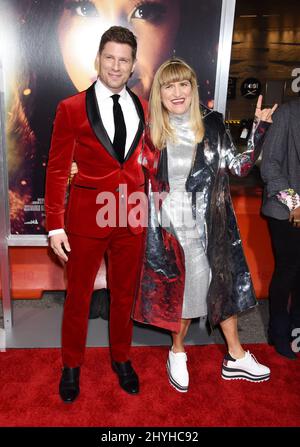 Matt Lauria und Catherine Hardwicke bei der „Miss Bala“-Weltpremiere im Regal Cinemas L.A. LIVE am 30. Januar 2019 in Los Angeles, USA. Stockfoto