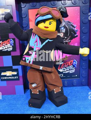 Atmosphäre bei der Weltpremiere „The LEGO Movie 2: The Second Part“ im Village Theatre Stockfoto