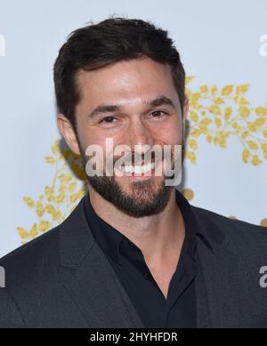 Jack Turner bei der Ankunft im Hallmark Channel und beim Hallmark Movies & Mysteries Winter 2019 TCA Event im Tournament House Stockfoto