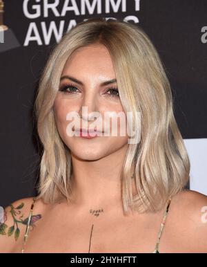 Julia Michaels besuchte die Recording Academy und Clive Davis' Pre-GRAMMY Gala 2019 im Beverly Hilton Hotel in Beverly Hills, Kalifornien Stockfoto