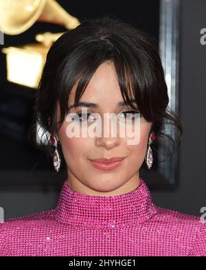 Camila Cabello bei den Annual Grammy Awards 61., die am 10. Februar 2019 im Staples Center in Los Angeles, CA, verliehen wurden. Stockfoto