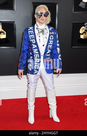 Ricky Rebel bei den jährlichen Grammy Awards 61., die am 10. Februar 2019 im Staples Center in Los Angeles, CA, verliehen wurden. Stockfoto