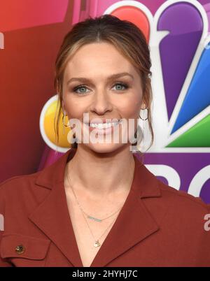 Michaela McManus beim NBC Universal Mid Season Press Day in Los Angeles Stockfoto