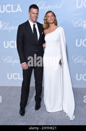 Tom Brady und Gisele Bundchen nehmen an der Hollywood for Science Gala in Los Angeles, Kalifornien, Teil Stockfoto