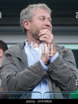 DATEI-PICS AUFGENOMMEN MAI 2015. London, England. 15.. März 2022. File Photo von Chelsea FC Besitzer Roman Abramovich, der von der britischen Regierung sanktioniert wurde. Roman im Chelsea / Crystal Palace im Mai 2015. Bild von: Jason Mitchell/Alamy Live News Stockfoto