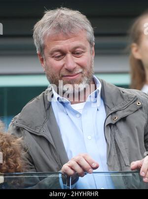 DATEI-PICS AUFGENOMMEN MAI 2015. London, England. 15.. März 2022. File Photo von Chelsea FC Besitzer Roman Abramovich, der von der britischen Regierung sanktioniert wurde. Roman im Chelsea / Crystal Palace im Mai 2015. Bild von: Jason Mitchell/Alamy Live News Stockfoto