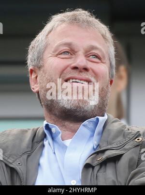 DATEI-PICS AUFGENOMMEN MAI 2015. London, England. 15.. März 2022. File Photo von Chelsea FC Besitzer Roman Abramovich, der von der britischen Regierung sanktioniert wurde. Roman im Chelsea / Crystal Palace im Mai 2015. Bild von: Jason Mitchell/Alamy Live News Stockfoto
