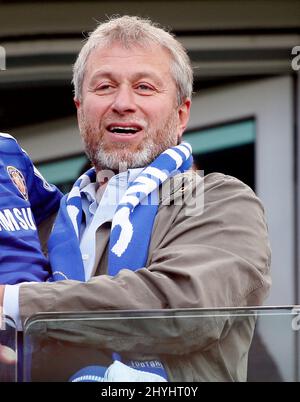 DATEI-PICS AUFGENOMMEN MAI 2015. London, England. 15.. März 2022. File Photo von Chelsea FC Besitzer Roman Abramovich, der von der britischen Regierung sanktioniert wurde. Roman im Chelsea / Crystal Palace im Mai 2015. Bild von: Jason Mitchell/Alamy Live News Stockfoto