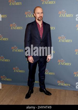 Sam Rockwell nimmt am 17. März 2019 in New York an einem NY Photo Call zum Thema „The Best of Enemies“ Teil, der im Whitby Hotel stattfand. Stockfoto