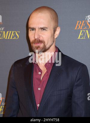 Sam Rockwell nimmt am 17. März 2019 in New York an einem NY Photo Call zum Thema „The Best of Enemies“ Teil, der im Whitby Hotel stattfand. Stockfoto