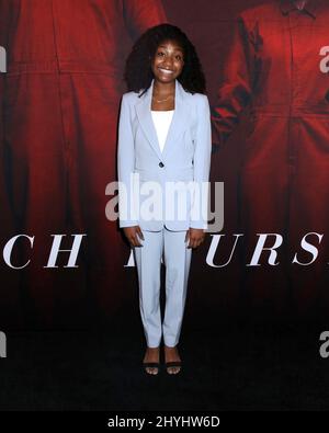 Ashley McKoy bei der US-Premiere am 19. März 2019 in Los Angeles, USA. Stockfoto