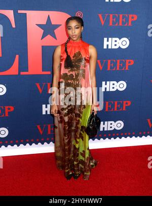 Jessica Williams bei der Premiere der Veep-Saison 7 in New York Stockfoto