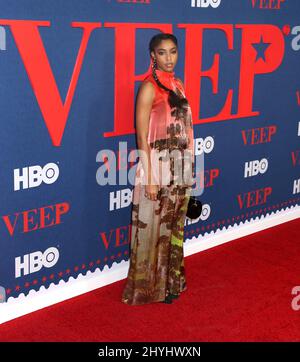 Jessica Williams bei der Premiere der Veep-Saison 7 in New York Stockfoto