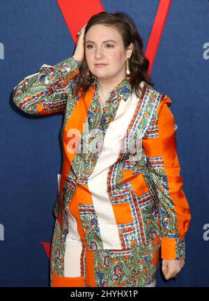 Lena Dunham bei der Premiere der Veep-Saison 7 in New York Stockfoto