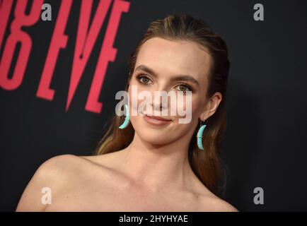 Jodie Comer bei der Premiere von BBC America und AMCs „Killing Eve“ in der zweiten Staffel im ArcLight Cinemas Hollywood Stockfoto