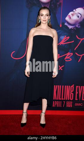 Jodie Comer bei der Premiere von BBC America und AMCs „Killing Eve“ in der zweiten Staffel im ArcLight Cinemas Hollywood Stockfoto