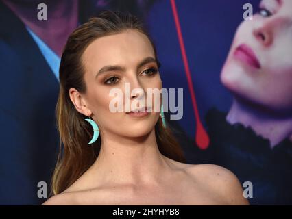 Jodie Comer bei der Premiere von BBC America und AMCs „Killing Eve“ in der zweiten Staffel im ArcLight Cinemas Hollywood Stockfoto