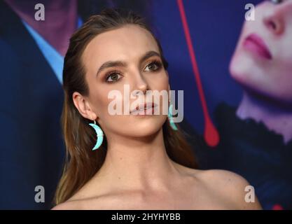 Jodie Comer bei der Premiere von BBC America und AMCs „Killing Eve“ in der zweiten Staffel im ArcLight Cinemas Hollywood Stockfoto