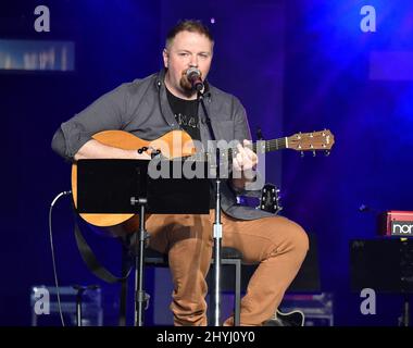 Josh Osborne tritt auf der ACM Party for a Cause 7. - ACM Stories, Songs & Stars im Marquee Ballroom im MGM Grand Hotel & Casino am 05. April 2019 in Las Vegas, NV, auf. Stockfoto