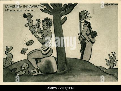 Afrika – Guerra d'Etiopia (1935-1936) Stockfoto