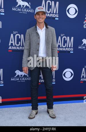 Granger Smith bei den Academy of Country Music Awards 54., die am 7. April 2019 in Las Vegas, NV, in der MGM Grand Garden Arena im MGM Grand Hotel & Casino verliehen wurden. Stockfoto