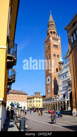 Cremona Lombardei Italien. Duomo. Cattedrale di Santa Maria Assunta Stockfoto