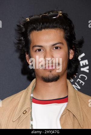 Xolo Mariduena bei der Premiere von Cobra Kai in Los Angeles, Kalifornien Stockfoto