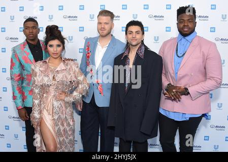 Pentatonix beim WE Day California, der am 25. April 2019 im Forum in Los Angeles, CA, stattfand. Stockfoto