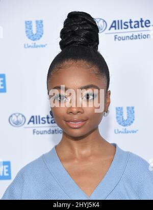 Skai Jackson beim WE Day California, der am 25. April 2019 im Forum in Los Angeles, CA, stattfand. Stockfoto