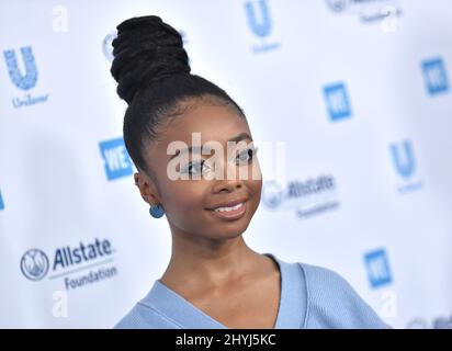 Skai Jackson beim WE Day California, der am 25. April 2019 im Forum in Los Angeles, CA, stattfand. Stockfoto