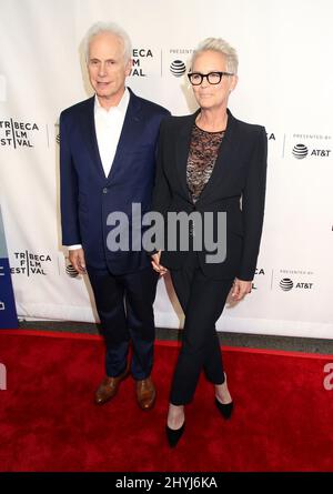 Christopher Guest & Jamie Lee Curtis beim Tribeca Film Festival 2019 „This is Spinal Tap“ zum 35.. Geburtstag, das am 27. April 2019 im Beacon Theatre in New York stattfand Stockfoto