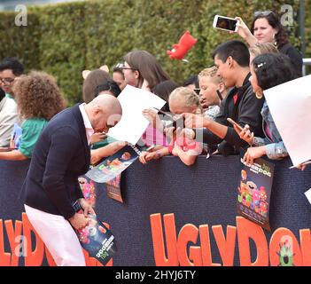 Pitbull aka Armando Christian Perez bei der Weltpremiere von „Ugly Dolls“, die im Regal Cinemas L.A. stattfand Stockfoto