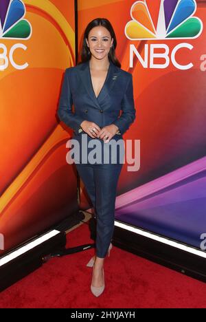 Melissa Fumero nahm an der NBC 2019 im Vorfeld Teil, die am 13. Mai 2019 im Four Seasons Hotel in New York stattfand. Stockfoto