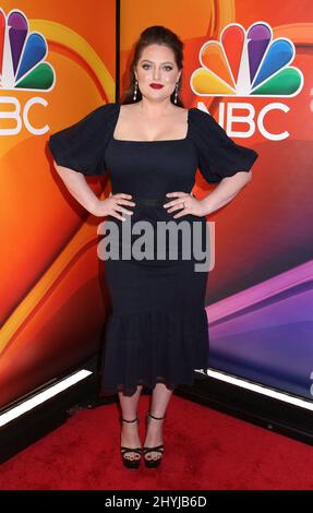 Lauren Ash nahm an der NBC 2019 im Vorfeld Teil, die am 13. Mai 2019 im Four Seasons Hotel in New York stattfand. Stockfoto