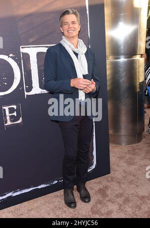 Timothy Olyphat bei der Premiere von „Deadwood“ in Los Angeles von HBO Films Stockfoto