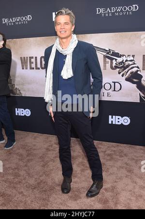 Timothy Olyphat bei der Premiere von „Deadwood“ in Los Angeles von HBO Films Stockfoto