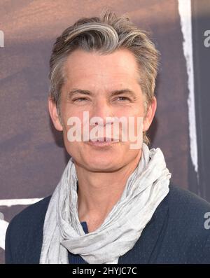 Timothy Olyphat bei der Premiere von „Deadwood“ in Los Angeles von HBO Films Stockfoto