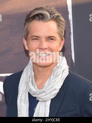 Timothy Olyphat bei der Premiere von „Deadwood“ in Los Angeles von HBO Films Stockfoto