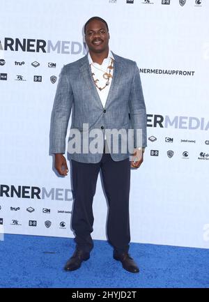 Marcus Henderson, der an der WarnerMedia Upfront 2019 im Theater im Madison Square Garden teilnahm Stockfoto