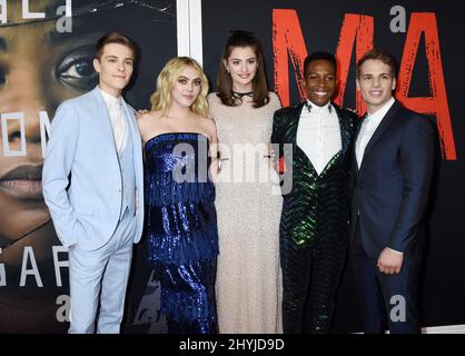 Corey Fogelmanis, McKaley Miller, Diana Silvers, Dante Brown und Gianni Paolo bei der Universal Picturs 'MA' Special Screening, die im Regal Cinemas L.A. stattfand LIVE am 16. Mai 2019 in Los Angeles, USA. Stockfoto