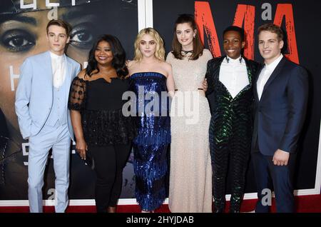 Corey Fogelmanis, Octavia Spencer, McKaley Miller, Diana Silvers, Dante Brown und Gianni Paolo bei der Universal Picturs 'MA' Special Screening im Regal Cinemas L.A. LIVE am 16. Mai 2019 in Los Angeles, USA. Stockfoto