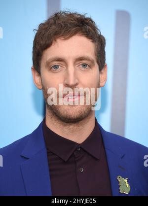 Thomas Middleditch kommt zum 'Godzilla: König der Monster' Stockfoto